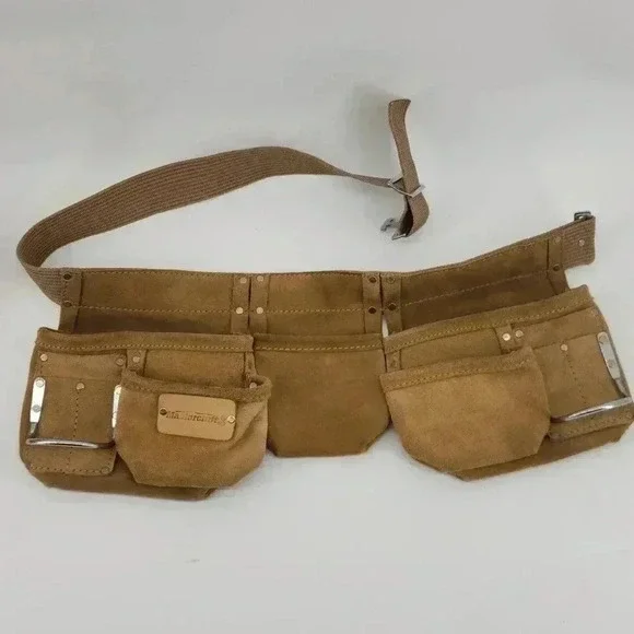 MasteCraft CARPENTER APRON SPLIT LEATHER BELT - Picture 1 of 4